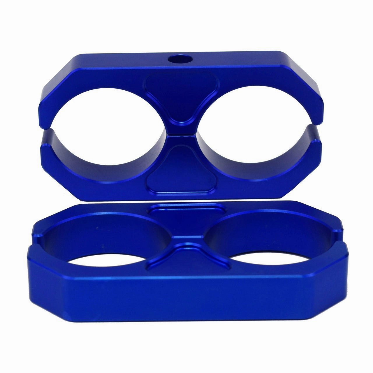 Universal Billet T6 Aluminum Coilover Reservoir Brackets, Blue