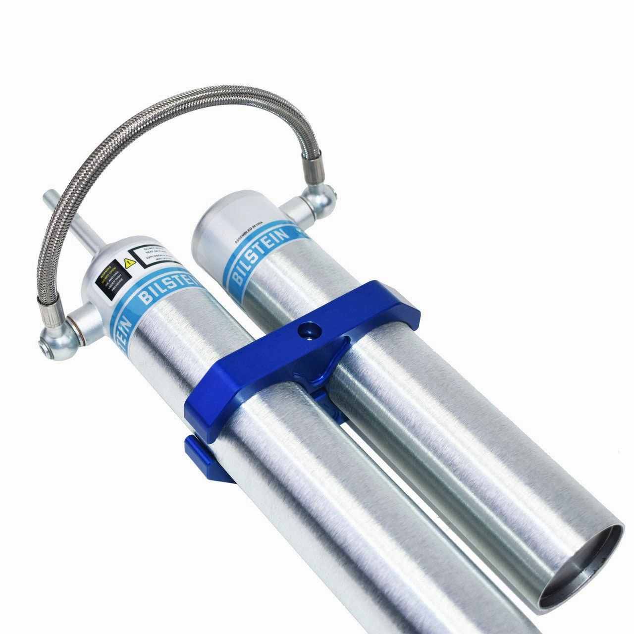 Universal Billet T6 Aluminum Coilover Reservoir Brackets, Blue
