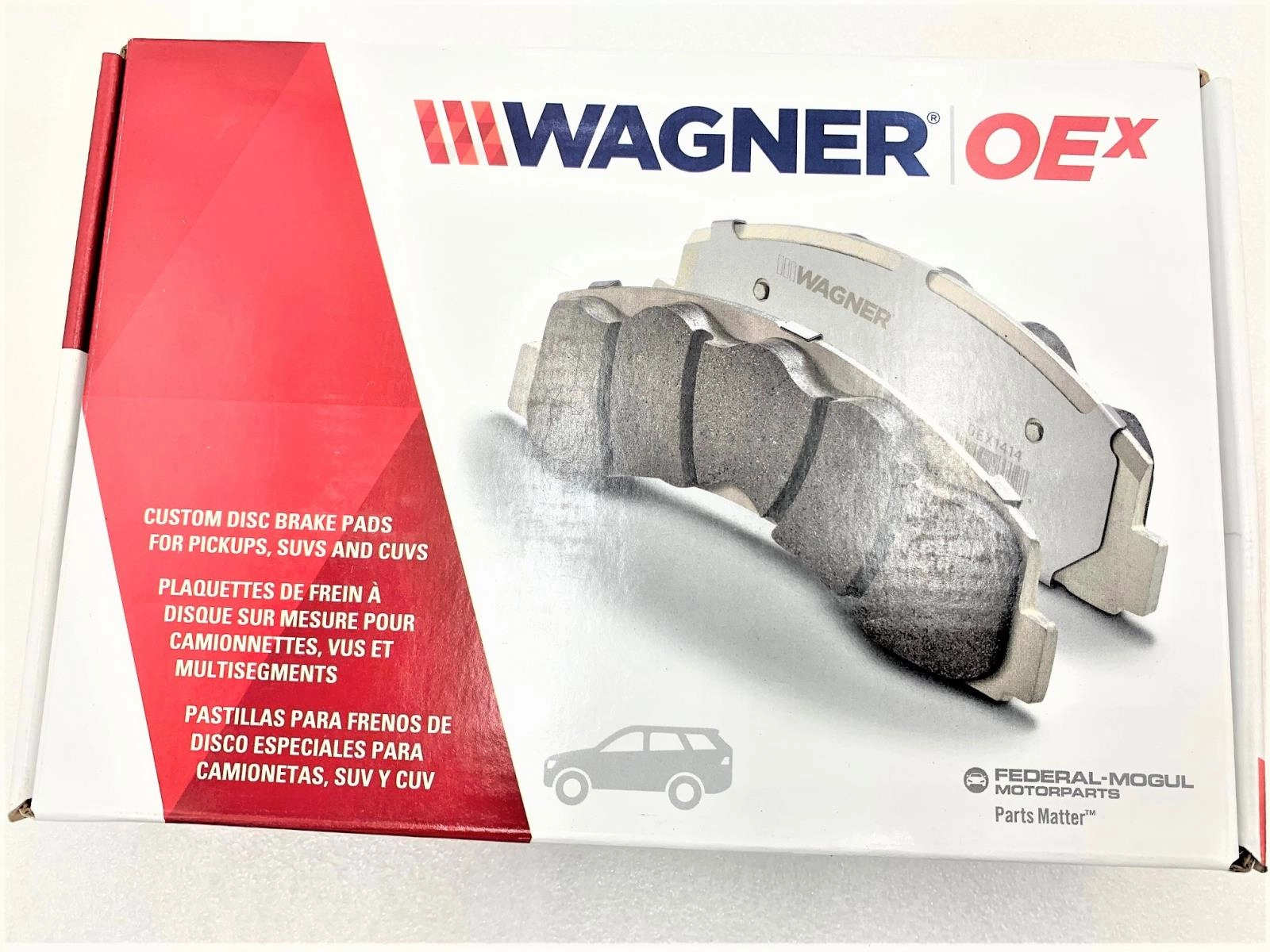 Wagner OEX929A New Front Disc Brake Pad Set for 2002-12 Legacy Outback Forester